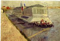 Gogh, Vincent van - Bathing Boat on the Seine